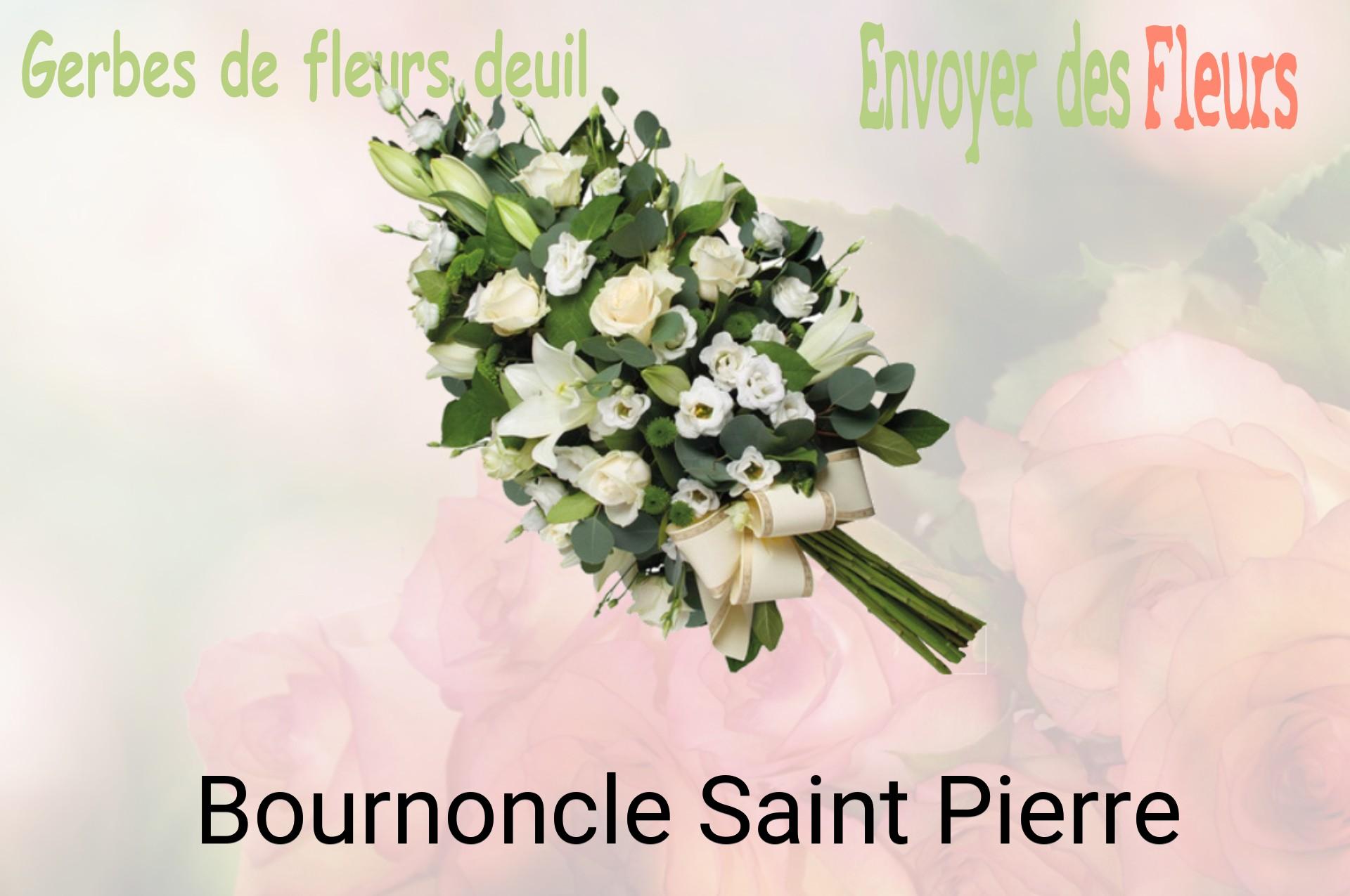 Gerbe de fleurs de deuil livrée à Bournoncle-Saint-Pierre